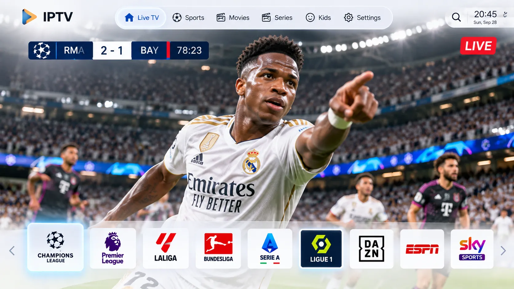 Samsung Tizen und LG WebOS Smart TV nebeneinander